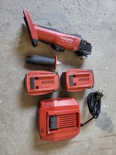 Hilti akkuflex AG 125-A22 Bei Hilti instandgesetzt +2x5.2Ah Batterie + Ladegerät