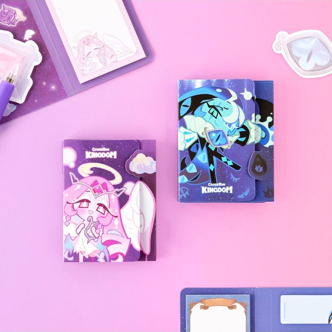 Cookie Run Kingdom Notepad Set Eternal Sugar, Shadow Milk | eBay