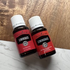 Young Living SEALED Lemongrass Pure Essential Oil 15ml Set of 2 YL NEW
