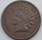 1905 1C Indian Head Cent #416