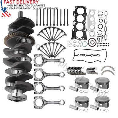 Crankshaft Rods Gaskets Engine Rebuild Overhaul Kit For 2009-10 Toyota Corolla