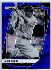 Earle Combs 2025 Panini Prizm Blue Ice Prizms #276 New York Yankees
