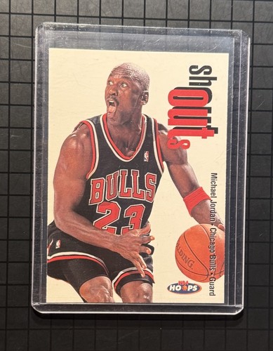 Michael Jordan #13 — 1998 Hoops Shout Outs basketball card
