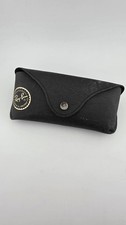  Authentic Ray-Ban Sunglasses Black Leather Case Holder- Genuine OEM 