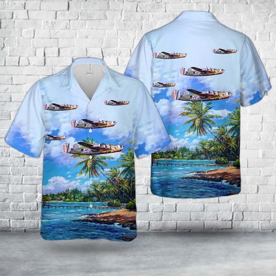 B 24 Liberator Dragon and His Tail Hawaiian Shir