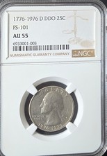 1962-D/D 25C RPM, FS-501 (Regular Strike) Washington Quarter