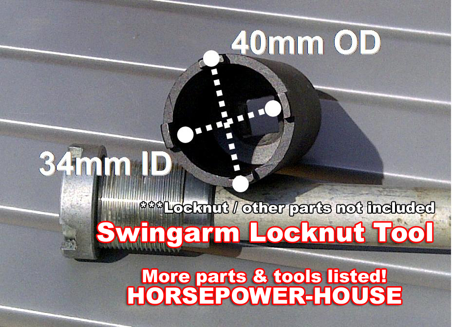 SPECIAL SWINGARM PIVOT LOCK NUT 4Pin SOCKET TOOL APRILIA MILLE RSV