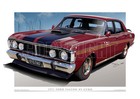 <!--F#f_0-->Ford XY GT Falcon Drawing | XY GTHO Print Available in 17 Colours (unframed)<!--F/-->