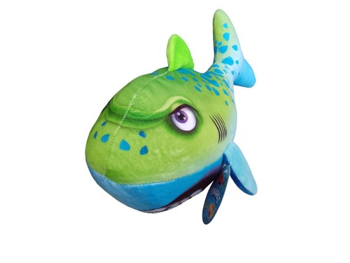SHARK CUDDLY TOY SOFT CUDDLY SHARK FUN COLOURFUL OCEAN SEASIDE SEA PLUSH - Picture 4 of 20