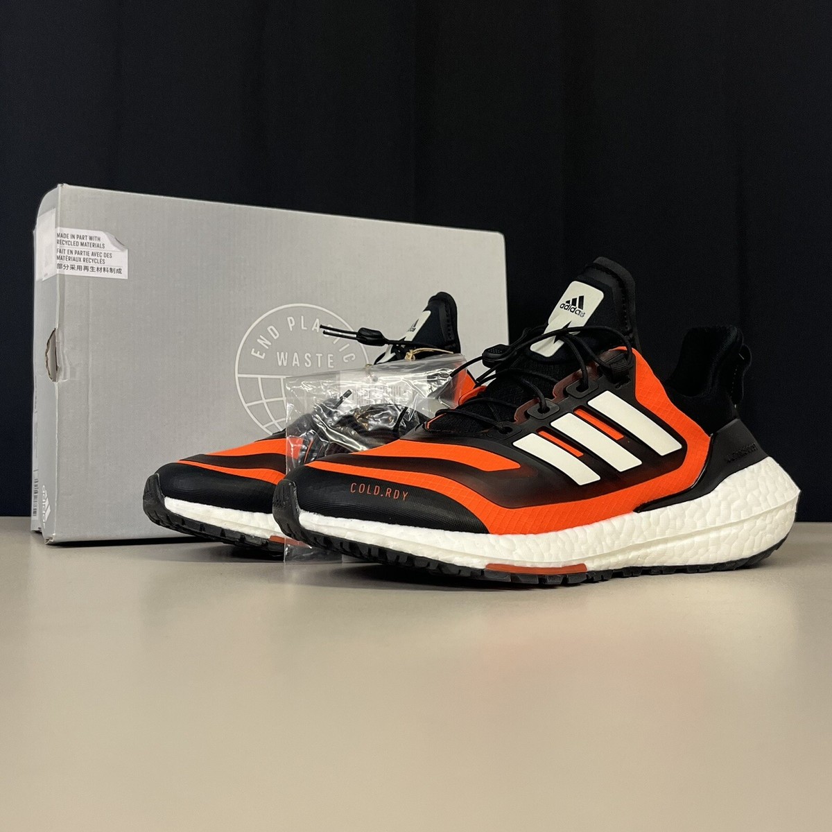 adidas ultra boost 22 c rdy herren sneaker größe 41,5 orange neu