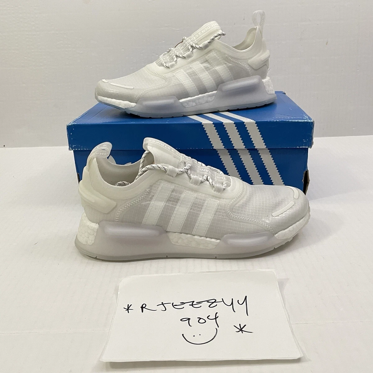 Originals Nmd Tenis Adidas Nmd Blancos Hombre Las Mejores Ofertas En Adidas  NMD_V3 Triple White
