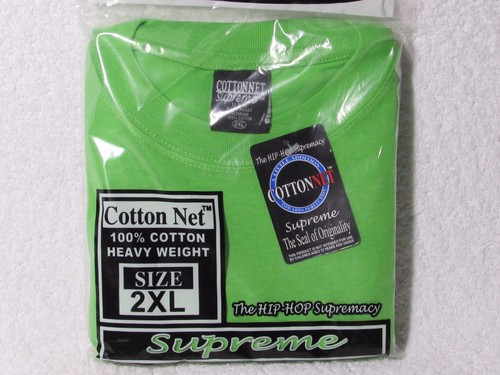 COTTONNET SUPREME Tee T-Shirt GREEN 2XL 