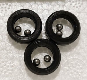 3X Dual 1219/1229 Turntable Multi Play Sleeve/Washer+Balls+ Free Steuerpimpels 