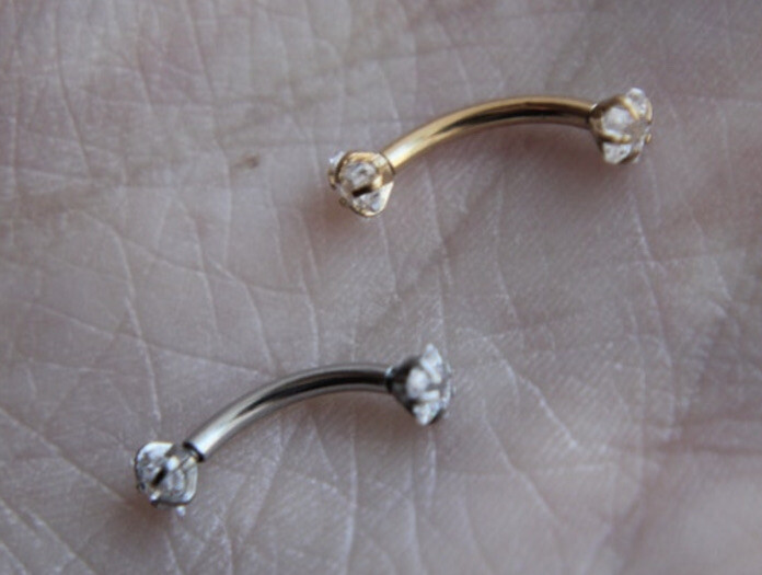 Diamond Rook Piercing