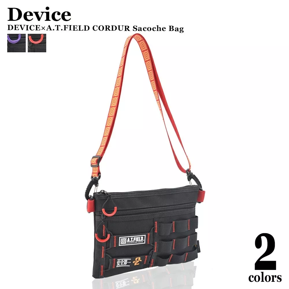 Evangelion Unit 02 Red Asuka Shoulder Bag Black Nylon Device A.T.
