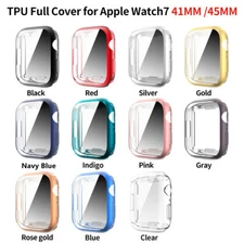 For Apple Watch Series 10 987654321SE Screen Protector Case TPU Shockproof Cover