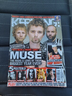 Kerrang 1331 Sept 25 2010 Muse Sum41 Filter Slipknot Limp Bizkit Bullet Bring Me