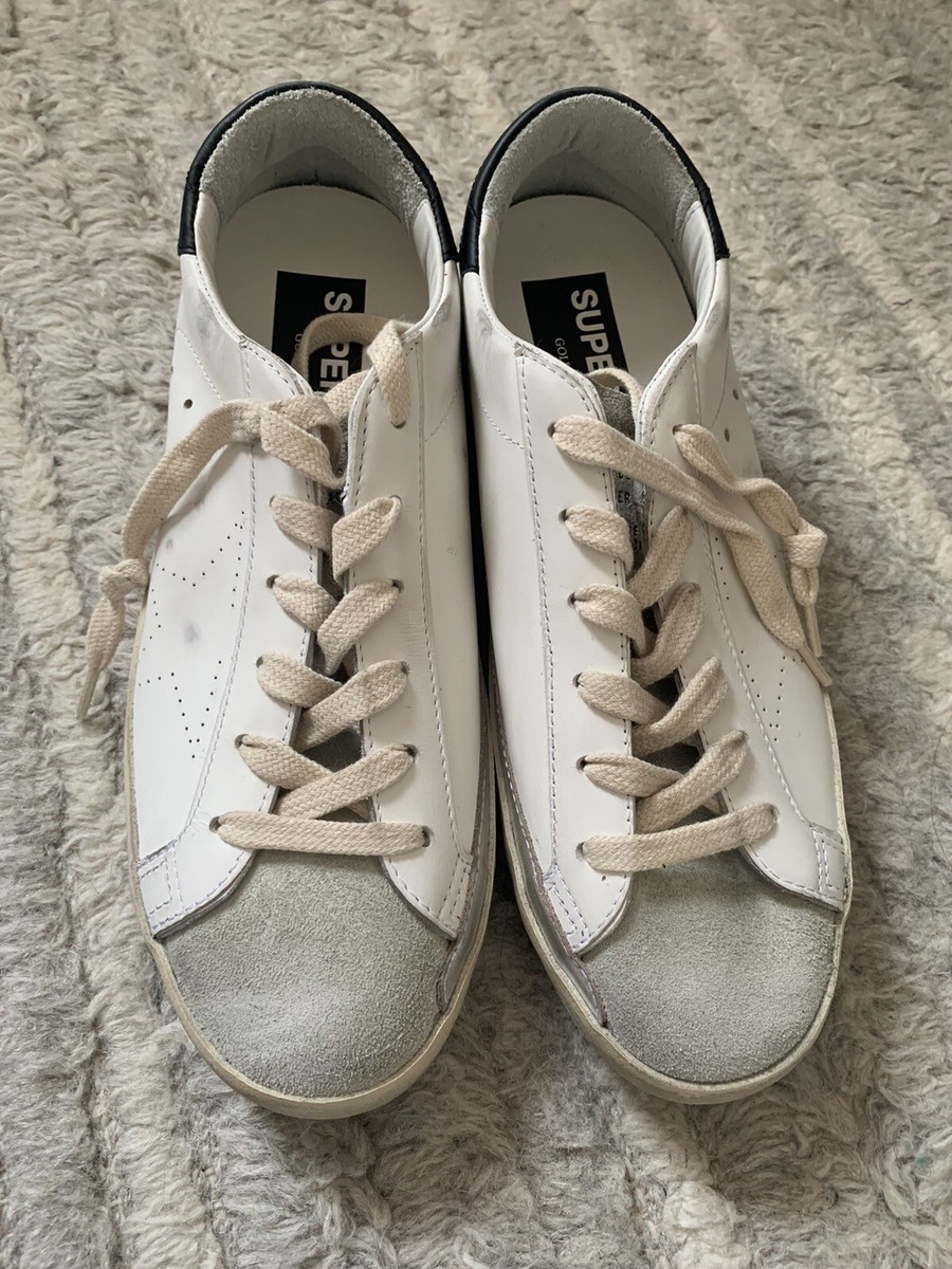 GGDB SUPERSTAR ホワイト/ブラック スニーカー　サイズ38 golden goose Superstar Sneaker White, Black, Ice NIB Auth Size 38