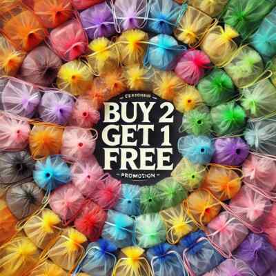 50-100 piezas bolsas de caramelo de organza de colores mezclados regalo boda fiesta Navidad u