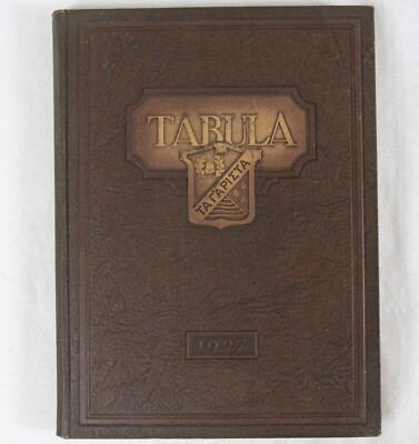 1927 Tabula Oak Park & River Forest High School Yearbook Illinois