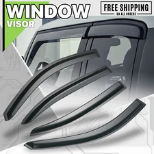 Smoke Tint Window Visor Vent Wind Sun Rain Deflector fit 2008-2012 Honda Accord