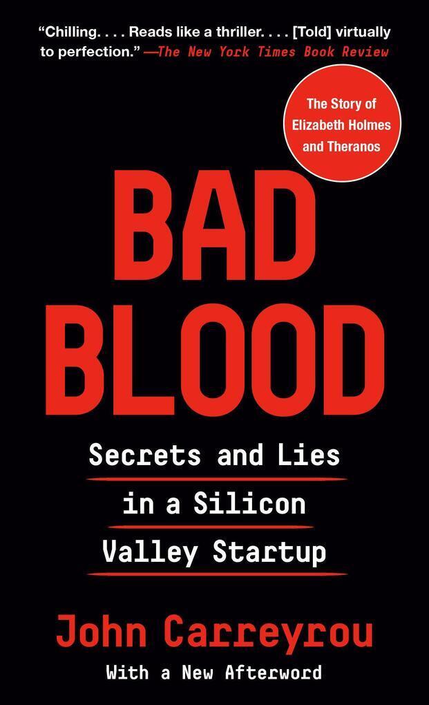 Thumbnail - Bad Blood | John Carreyrou | 2020 | Englisch