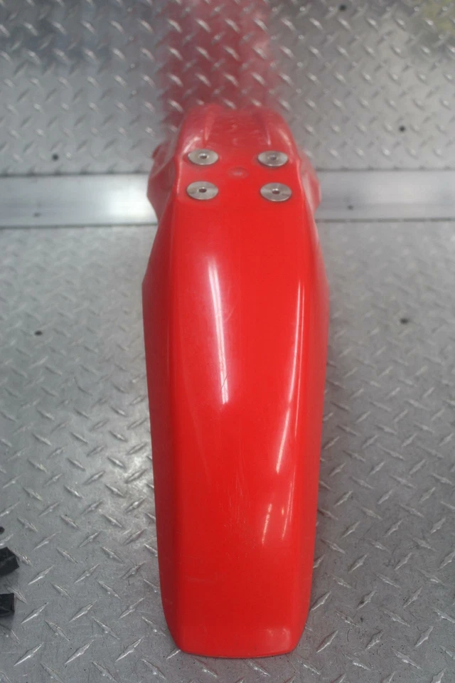 2004 HONDA CRF250R ПЕРЕДНЕЕ КОЛЕСО КРЫЛО КАПОТ 61110-MEN-670 OEM - Изображение 4 из 4