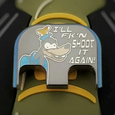 Titanium Glock Back plate fits Gen 1-5  - Do it Again!