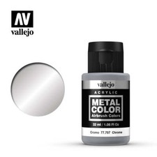 Vallejo 77707 Metal Color Chrome Acrylic Paint 35ml - US