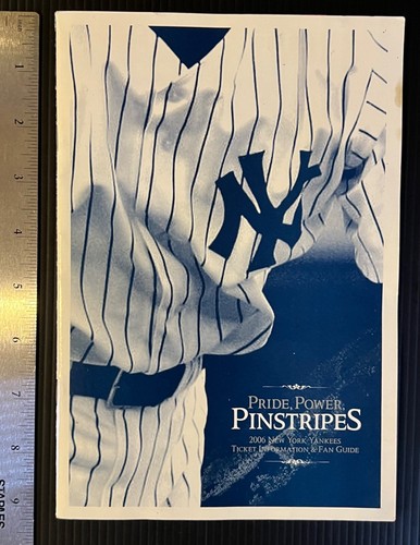NEW YORK YANKEES Pride, Power, Pinstripes - 2006 Ticket Information & Fan Guide - Picture 5 of 21