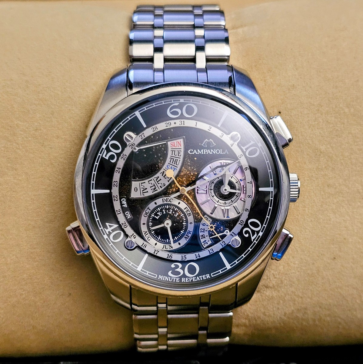 Citizen Campanola Minute Repeator Sapphire Crystal Regulator CTR57
