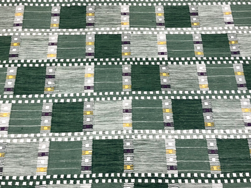 Handmade 100%Wool Area Rug For Living Room,Bedroom, Kitchen Rug 8x10 Swedish Rug - Picture 4 of 7