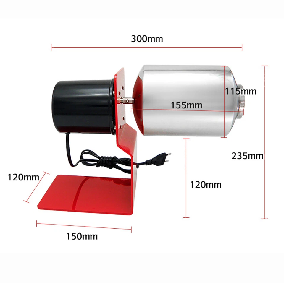 Getreide Erdnuss Kaffeeröster Edelstahl Elektrische Kaffeeröstmaschine