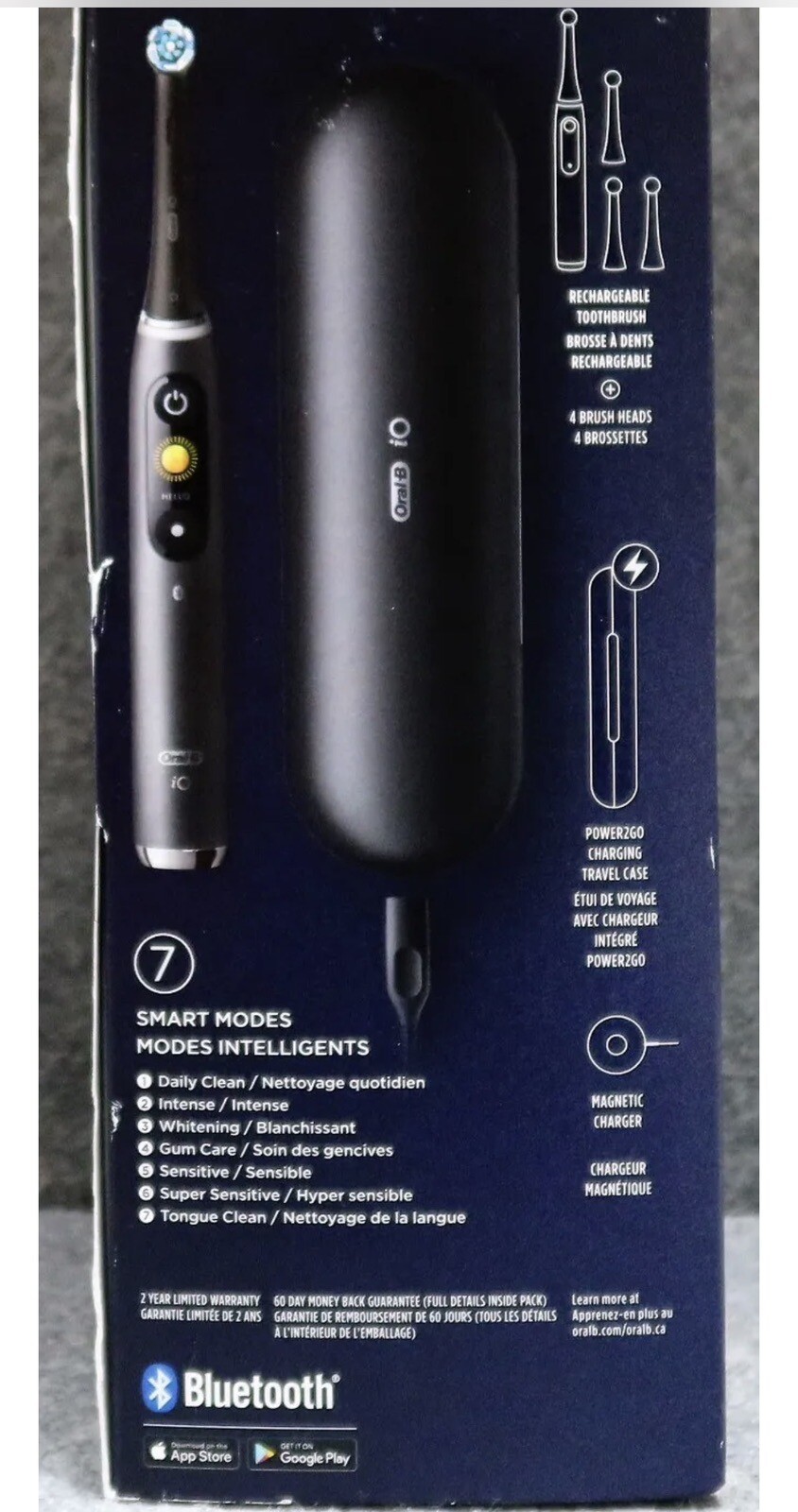 OralB iO Series 9 Rechargeable Electric Toothbrush Black Onyx NO