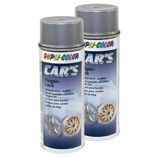 Felgenlack silber 2x 400 ml Felgenspray Lack Spray Dupli Color Cars Felge 358919