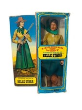 Belle Starr Empire vtg Figure 1975 Legends West Cowboy Excel Box Toy  9.5
