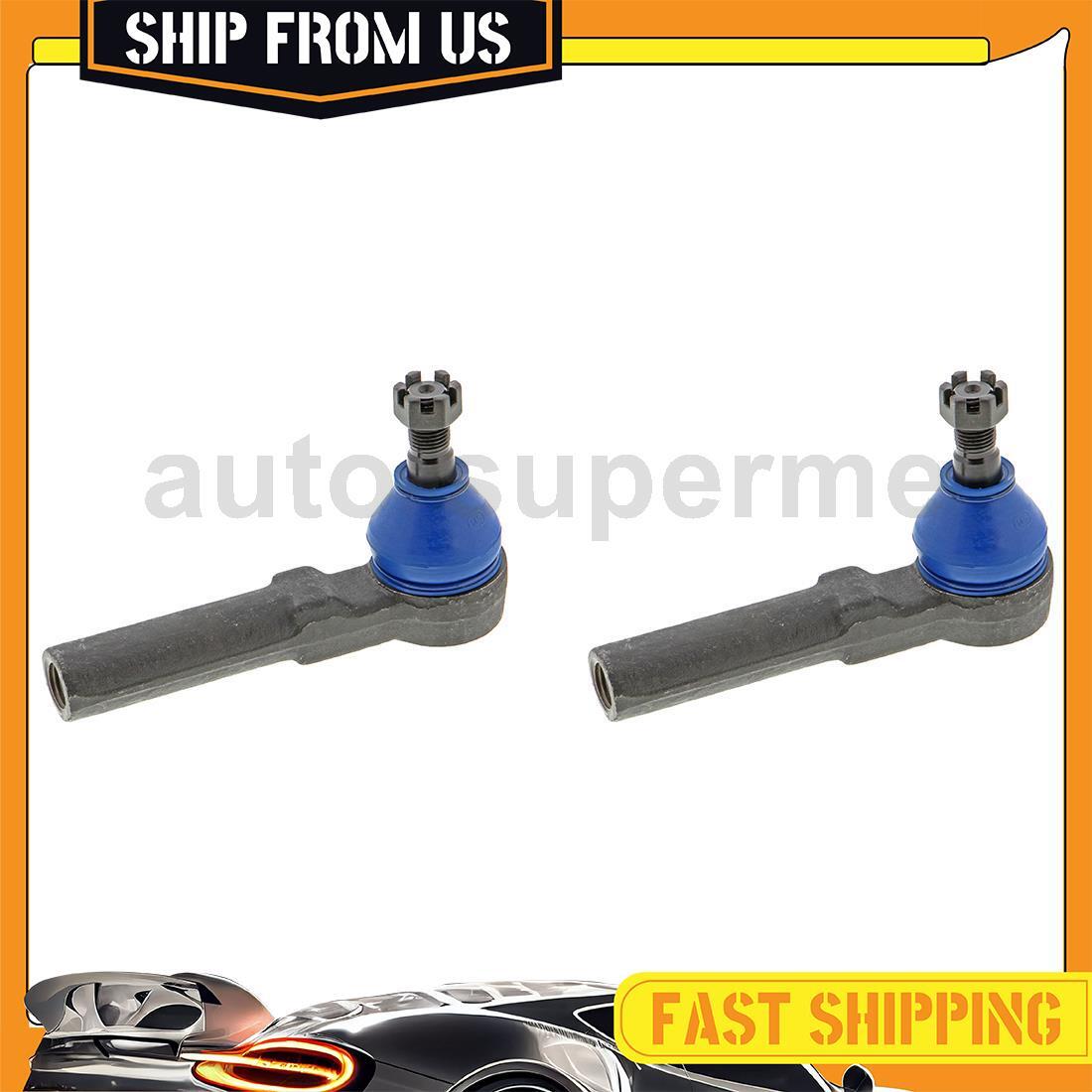2x Steering Tie Rod End Front Outer For Chrysler E Class 2.2L 1983-1984