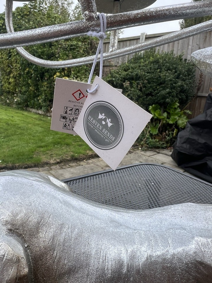 Heaven Sends Silver Stag Church Candle Holder eBay