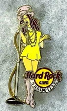 HARD ROCK CAFE NASHVILLE SEXY TOP ROCKER GIRL JANIS JOPLIN SINGING PIN # 36003