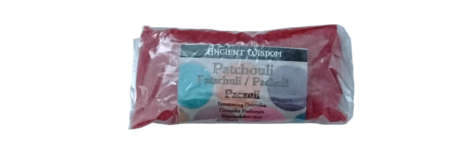 Ancient Wisdom Simmering Granules Patchouli For Oil Burner 200g Packs