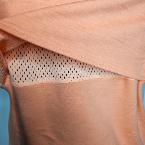 Under Armour Women's XS Featherweight Sleeveless Funnel Neck Hoodie Peach/Coral - Imagen 8 de 12