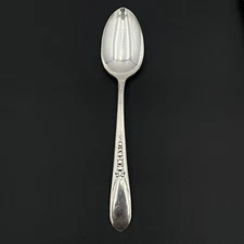 Wm Rogers 1941 PRISCILLA LADY ANN Silverplate Oval Soup Spoon Flatware