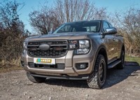 KüHlergrill LED Fernscheinwerfer Passend FüR Ford Ranger (2023-) Wildtrak
