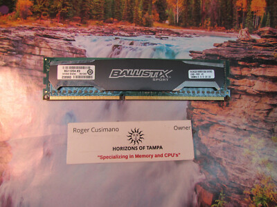 Crucial BLS4G3D1609DS1S00-16FER2 Ballistix Sport 4GB  1600MHz PC3-12800 RAM 