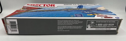 Meccano Boeing F/A 18 Super Hornet Erector Construction Metal Toy Set - NEW - Picture 3 of 4