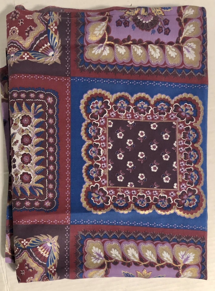 Concord Fabrics Square Floral Plant Pattern Sewing Fabric Cotton 115” x 45” - Image 2 of 4