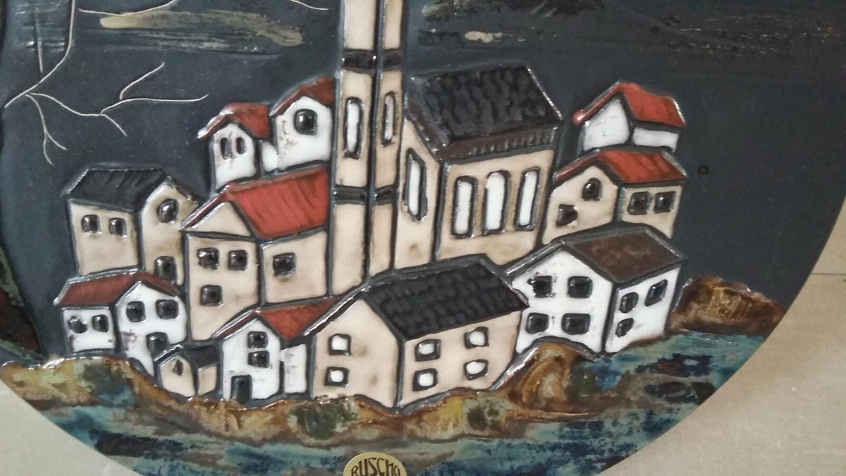 最も信頼できる Ruscha art echt Handarbeit アート皿 ２枚セット 置物