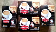 48 Indulgio English Toffee Cappuccino K-Cup Pods Coffee Keurig-4 Box Lot Sealed