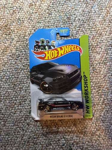 Nissan Skyline GT-R R34 2014 Hot Wheels HW Workshop entonces y ahora 230/250