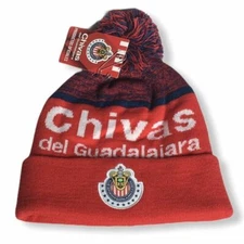 chivas de Guadalajara Beanie hat Winter Skull Cap soccer Mexico authentic 4